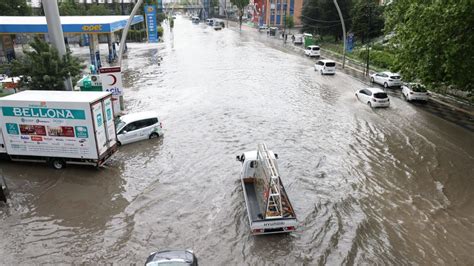 Valilikten Ankara için sel su baskını uyarısı