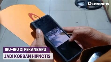 Ibu Ibu Jadi Korban Hipnotis Terekam Cctv Di Pekanbaru Uang Rp Juta