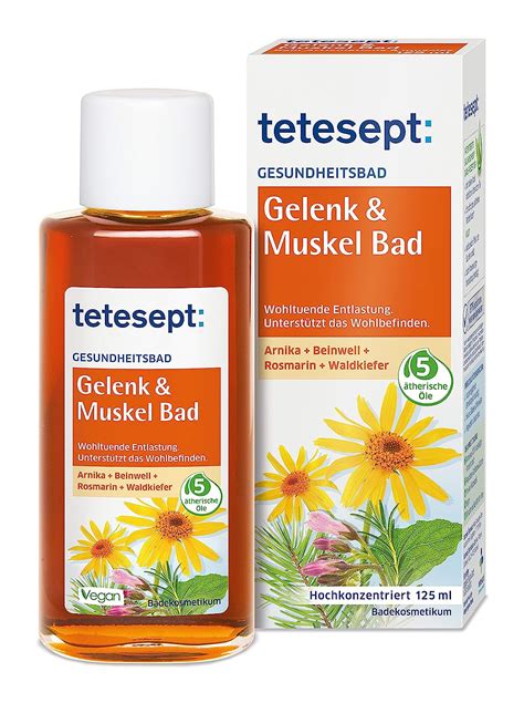 Tetesept Gelenk Muskel Bad Wohltuendes Gesundheitsbad Mit 5