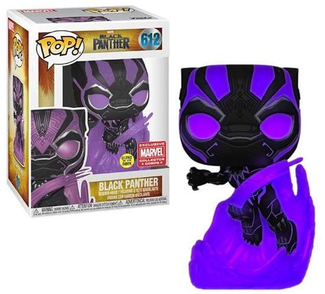 Funko Pop Marvel Black Panther Vinyl Figure Glow In The Dark