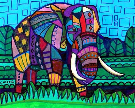 Heather Galler Art | Elephant art, Posters art prints, Pillow art