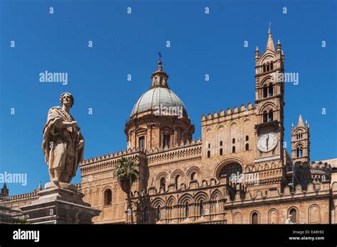 Palermo Cathedral Was Built In 1185 In The Norman Arab Style And Was