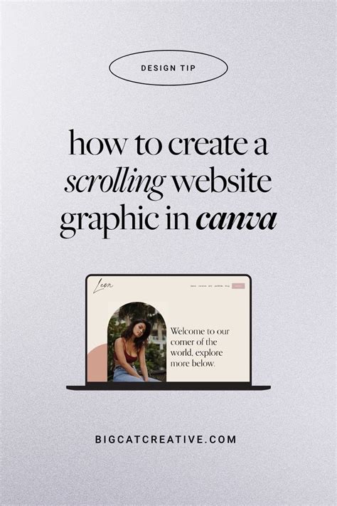 How To Create A Scrolling Computer Mockup In Canva Easy Big Cat