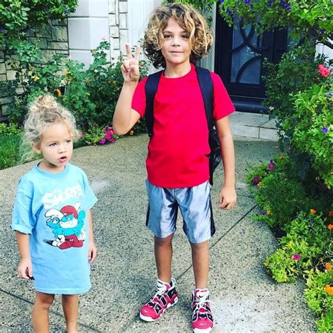 Kendra Wilkinson And Hank Basketts Kids From Celeb Kids Head Back To