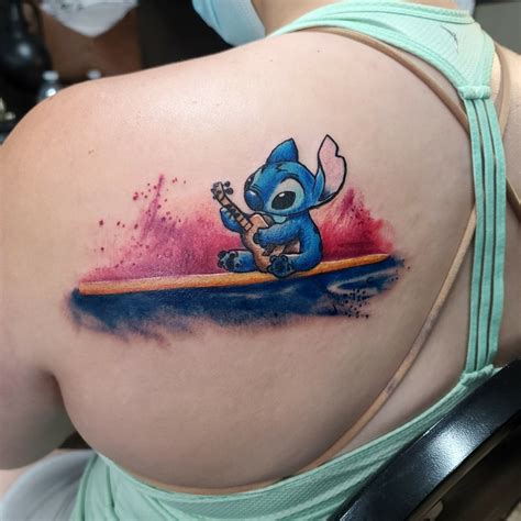 Update Stitch And Angel Tattoo Ideas Best In Cdgdbentre