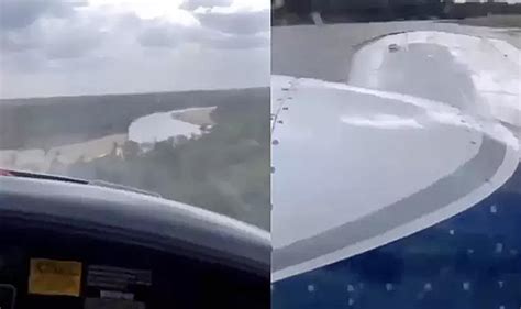 V Deo Piloto Faz Pouso De Emerg Ncia No Meio De Rio Em Roraima Hoje