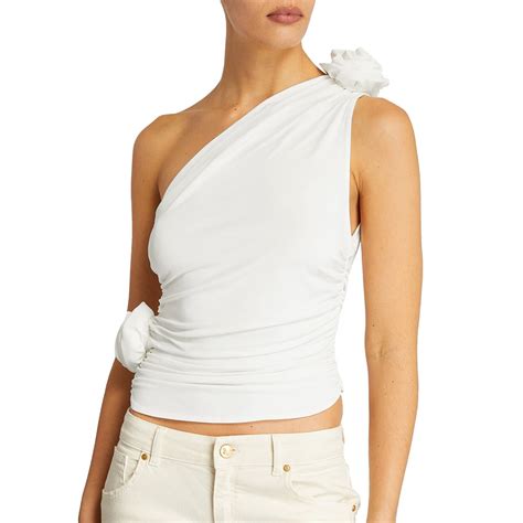 Szxzygs White Tank Top Woman Backless Crop Top For Women Ruched