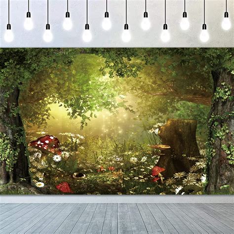 Buy YongFoto 8x6ft Magic Forest Photography For Backdrop Fairy Tale