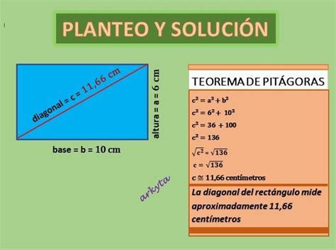 Cual Es La Diagonal De Un Rectangulo Vostan