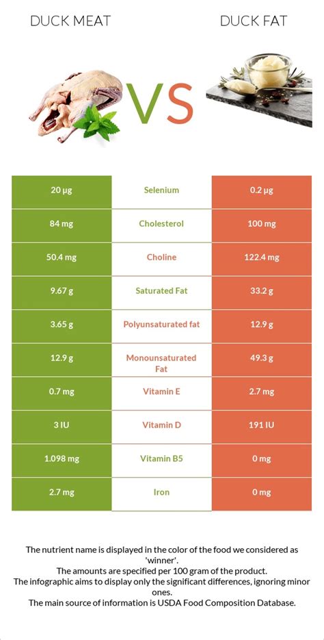 Duck Meat Vs Duck Fat — In Depth Nutrition Comparison