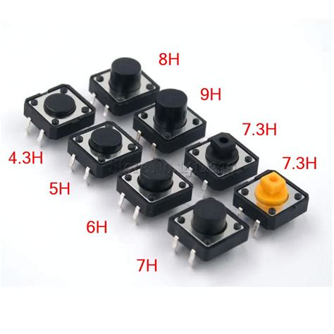 X Mm Panel Pcb Momentary Tactile Tact Mini Push Button Switch Dip