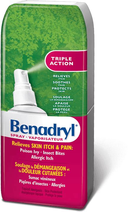 Benadryl® Itch Spray - Benadryl Bug Bite - Free Transparent PNG ...