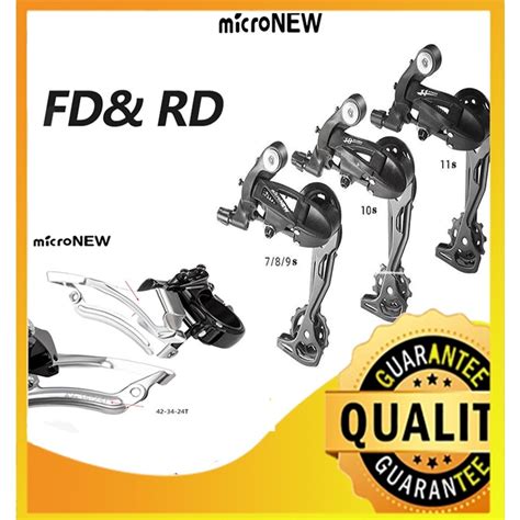 MicroNEW RD FD 10 11 12 Speed Bike Rear Derailleur 8 9 10 11 Speed