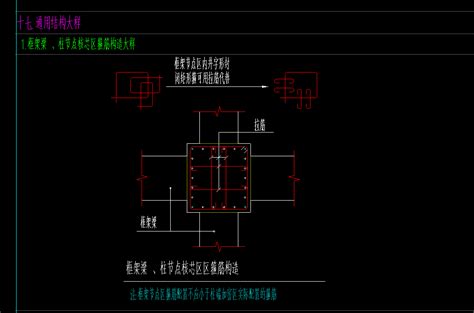 这种框架梁 、柱节点核芯区箍筋构造大样怎么设置 服务新干线答疑解惑