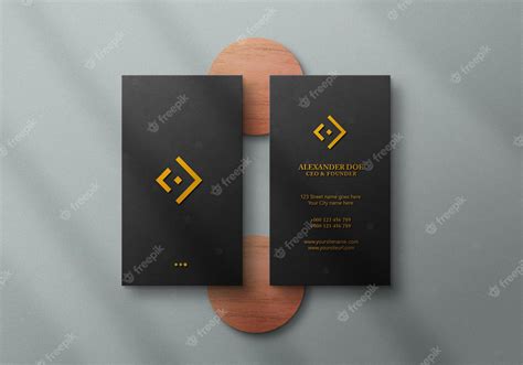 Premium Psd Luxury Business Card Mockup