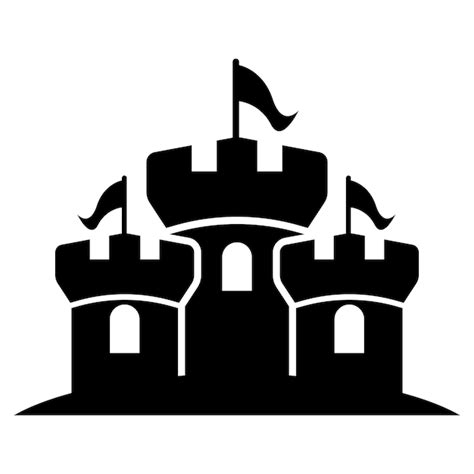 Dise O De Ilustraci N Del Icono Vectorial Del Logotipo Del Castillo