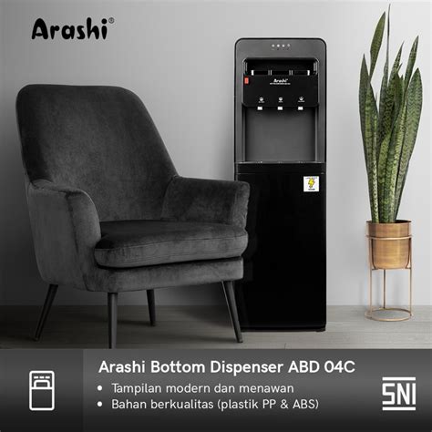 Jual Arashi Multifunction Dispenser Galon Bawah Hot Cool Amd Bc