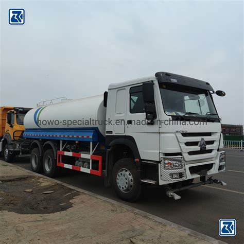 Sinotruk HOWO 20ton Water Sprayer Sprinkler Tanker Truck China Water