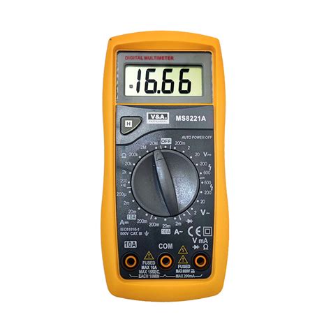 CAT III 600V Mini Size Digital Multimeter MS8221A MS8221B MS8221D