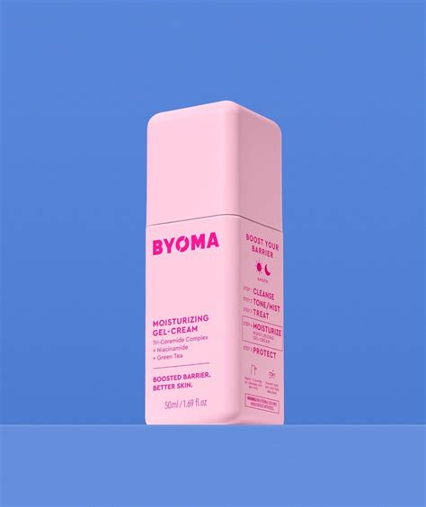 Skincare Routine For Dry Skin BYOMA Moisturising Gel Cream