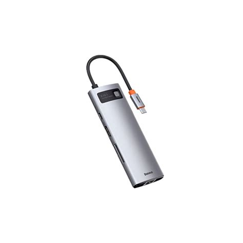 BASEUS CAHUB-CV0G METAL GLEAM SERIES 8-IN-1 MULTIFUNCTIONAL TYPE-C HUB ...