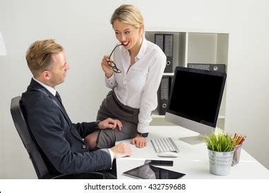 Secretary Flirting Her Boss Stock Photo 432759688 | Shutterstock