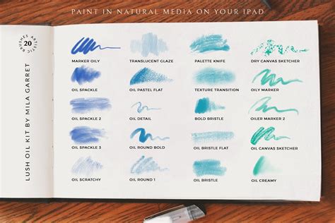 Lush Oils Brushes For Painting In Procreate Design Cuts