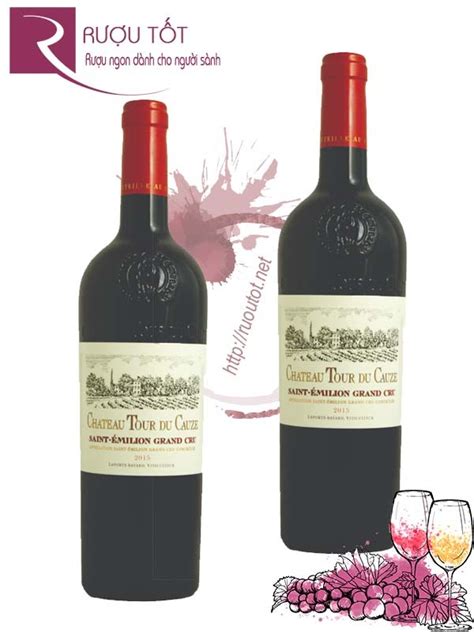 R U Vang Ph P Chateau Tour Du Cauze Grand Cru Saint Emilion Ch Nh H Ng