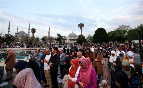 Ayasofya Camii Nde Bayram Namaz