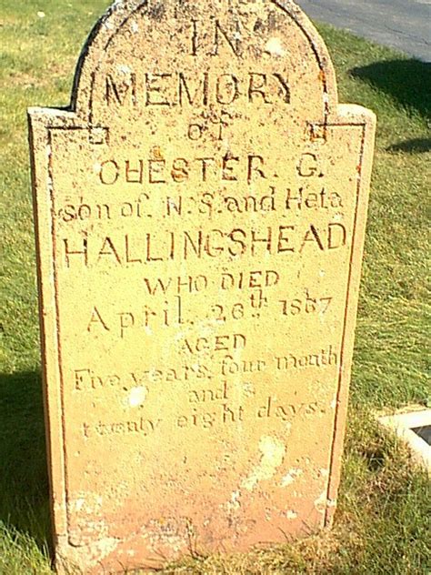 Chester Goodrich Hollingshead 1861 1867 Memorial Find A Grave