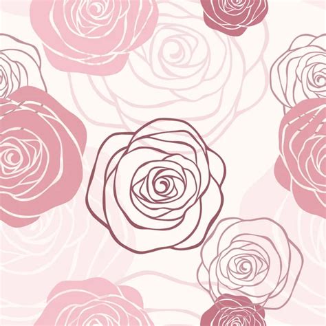 Pink rose design imágenes de stock de arte vectorial Depositphotos