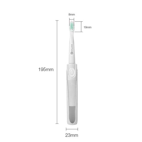 Digoo DG-LS11 электрическая зубная щетка Складная Дорожная 2 щетки ...