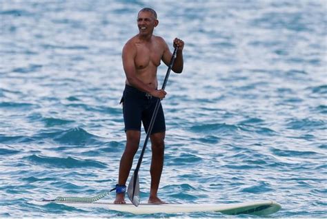 PHOTOS Former US President Barack Obama Flaunts Fit Bod As He Goes