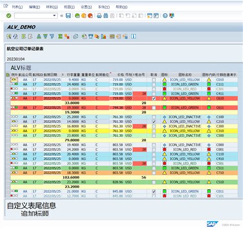 SAP AbapSAP ALV开发REUSE ALV GRID DISPLAY LVC全网最详细 DEMO sap alv grid