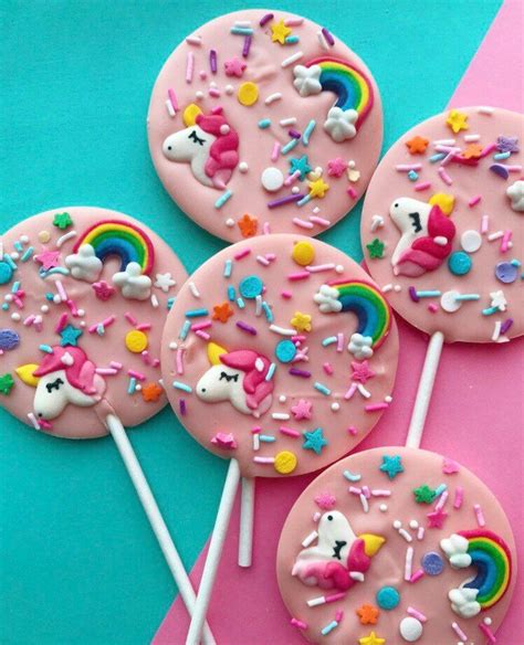 Pink Unicorn Chocolate Lollipops Etsy Chocolate Stars Chocolate Pops