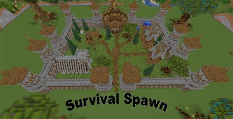 Télécharger Castle Survival Spawn 22 Mb Carte Pour Minecraft