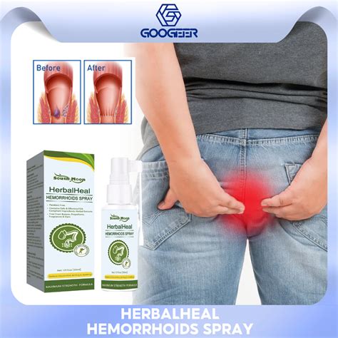 South Moon Herbal Hemorrhoids Spray Hemorrhoid Pain Treatment Spray