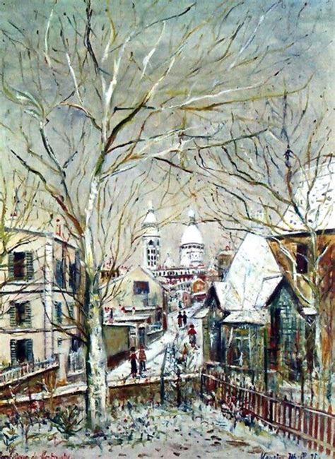 Maurice Utrillo Sacré Coeur de Montmartre et le Château des