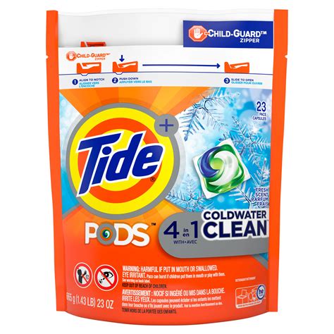 Tide PODS Plus Coldwater Clean Fresh Scent HE Laundry Detergent Pacs