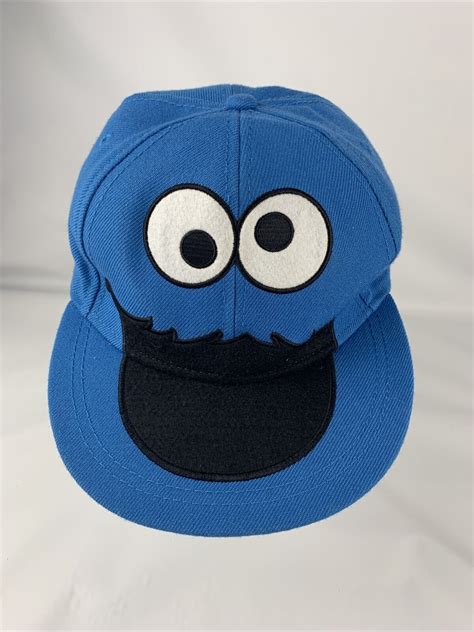 Cookie Monster Official Sesame Street Blue Baseball C… - Gem