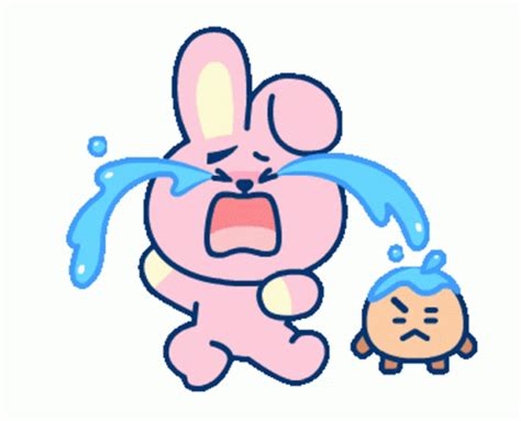 Bt21 Cooky Sticker Bt21 Cooky Crying Discover Share GIFs