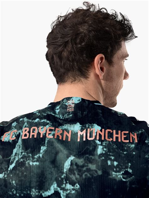 Men Authentic Jersey Away 24 25 Anthracite Official FC Bayern Munich