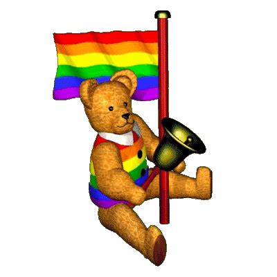Gay Teddy Bear Teddy Bear And Flag Sticker Gay Teddy Bear Teddy Bear And Flag Rainbow Flag