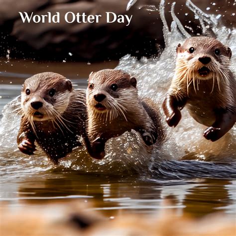 World otter day background concept Template | PosterMyWall