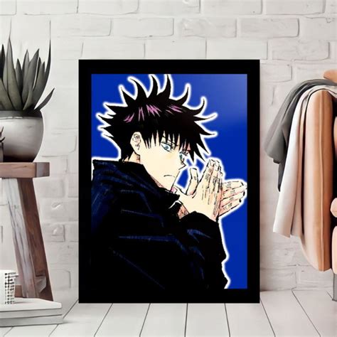 Quadro Decorativo Megumi Jujutsu Kaisen Animes No Elo Decora Geek