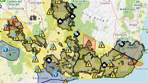 Victoria bushfires: Fires continue to burn in East Gippsland, alpine ...