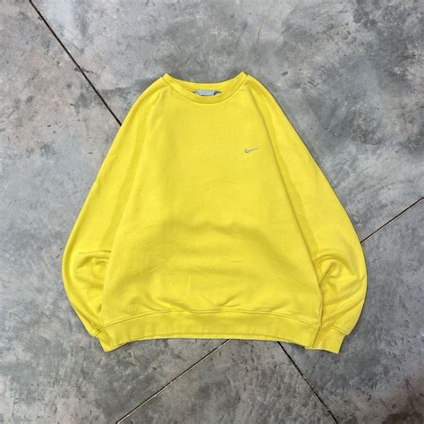 Nike Vintage Nike Mini Swoosh Logo Crewneck Sweatshirt Y2k Boxy Grailed