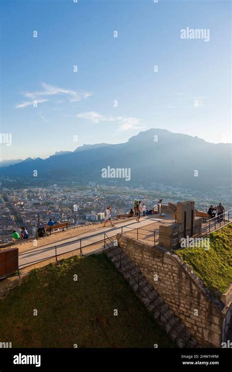 France Isere Grenoble Alpes Metropole Panorama Since The Bastille