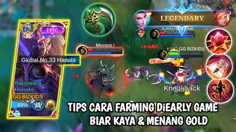 TIPS CARA FARMING BERMAIN HANABI BIAR KAYA MENANG GOLD MUSUH AUTO