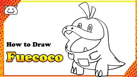 How To Draw Fuecoco Pokemon Scarlet Youtube